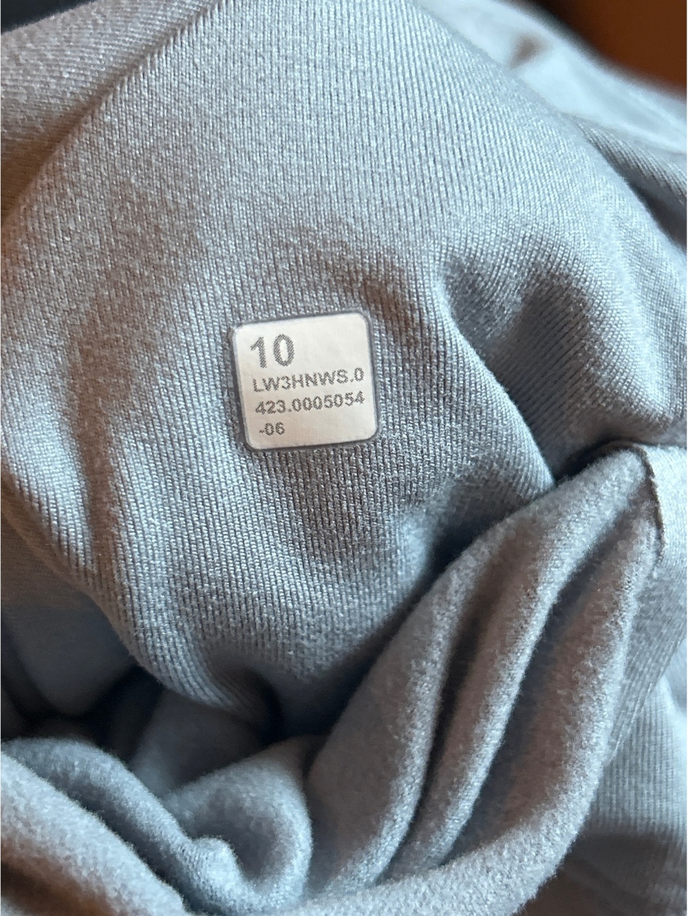 Lululemon Its Rulu Run Classic-Fit Crew *Fleece Rhino Grey(191) - Picture 6 of 6